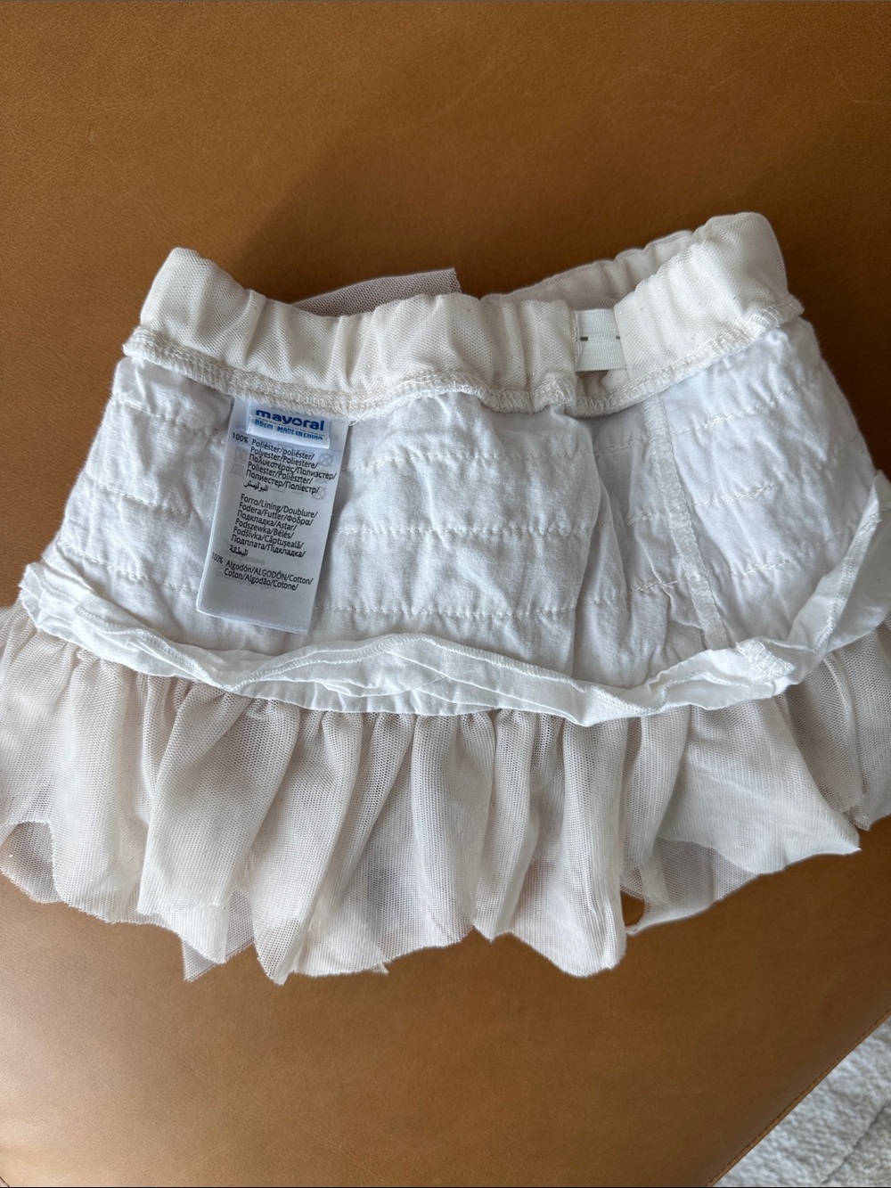 Mayoral White Sparkle Tutu 18m - Picture 4 of 4